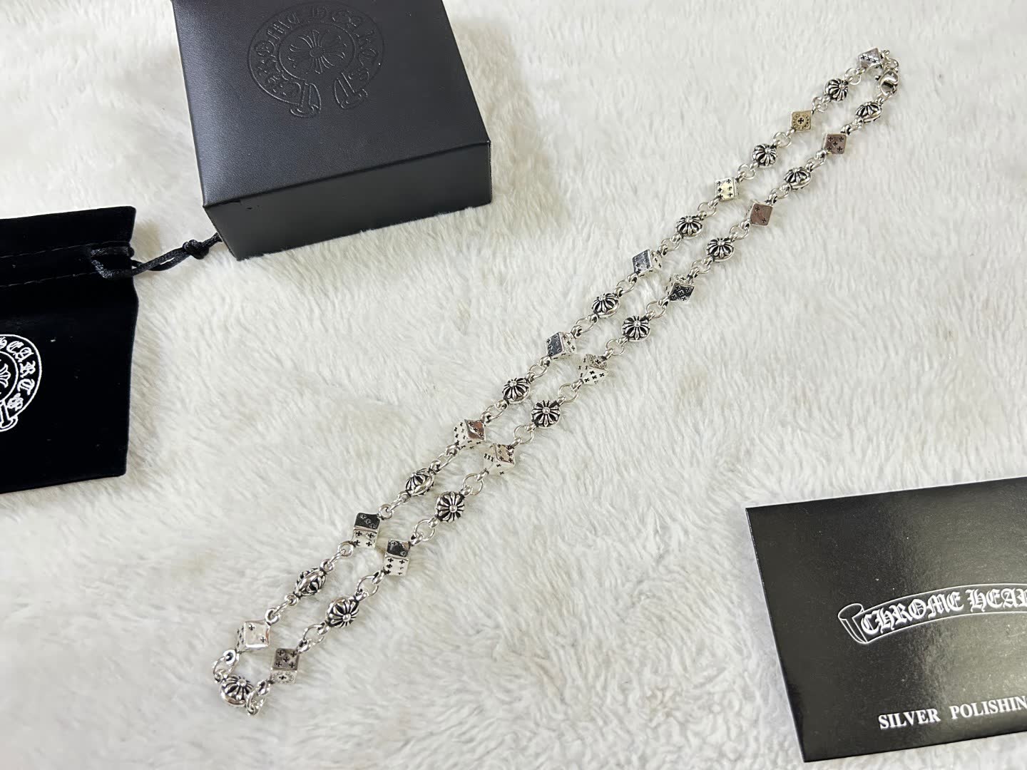 Chrome Hearts Silver Polishing Necklace